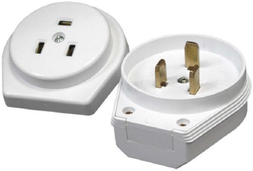 Разъем для электроплит встраиваемый UNIVersal РШ-ВШ 32А 2P+PE 230В белый фото Разъем для электроплит встраиваемый UNIVersal РШ-ВШ 32А 2P+PE 230В белый картинка